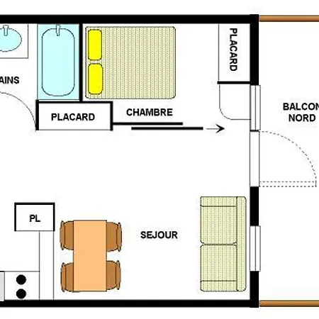 Apartamento Termignon 4 Pers, 27m² Avec Wifi - Fr-1-508-305 Val Cenis